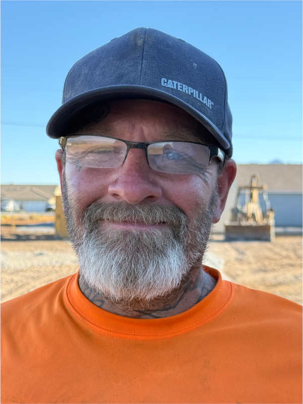 The Pahrump Backhoe machine on a job site